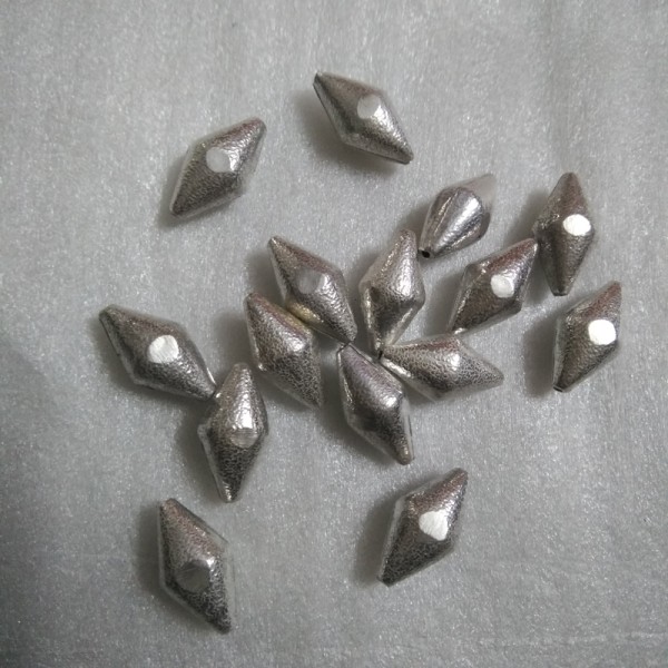 Dholki Beads Silver