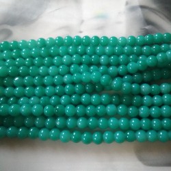 Glass Beads 8 mm Sea Green
