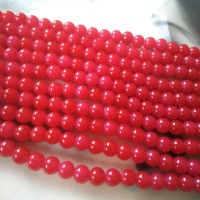 Crackle Glass Beads & A1820-Aqua colore: rosa 50 pezzi 8 mm 