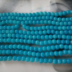 Glass Beads 8 mm Light Blue