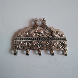 German Silver Pendant with 5 holes hangings