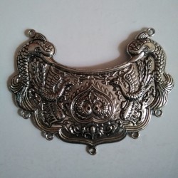 German Silver Big Pendant with 5 holes hangings